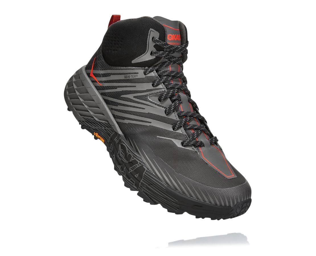 Hoka One One Speedgoat Mid Gore-Tex 2 Philippines - Men's Hiking Boots - Dark Grey | HF6072148